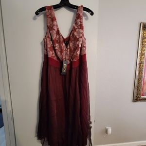 Igigi tea length evening dress